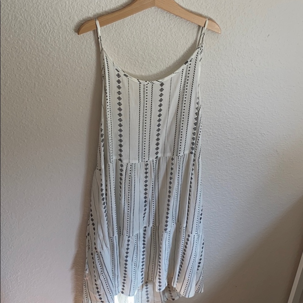 Black and white summer dress